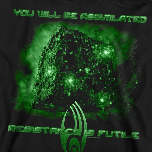 Star Trek Unisex Adult Assimilate Sweatshirt