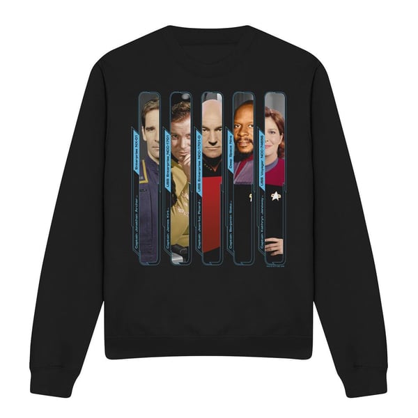 Star Trek Unisex Adult The Captains Sweatshirt
