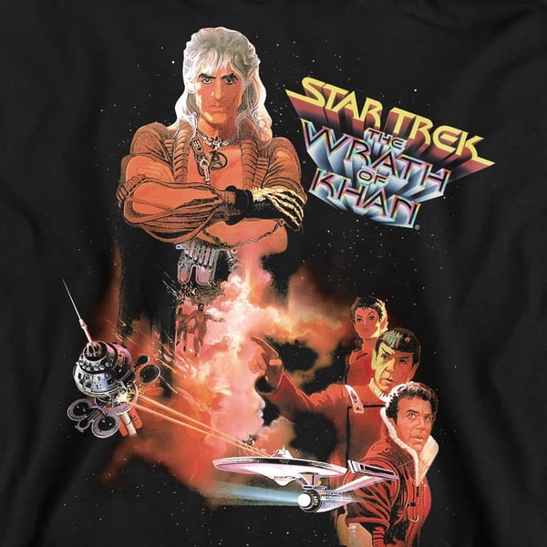 Star Trek Unisex Adult Wrath of Khan Sweatshirt