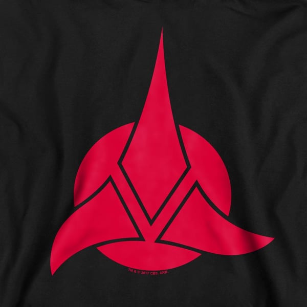 Star Trek Unisex Adult Klingon Logo Sweatshirt