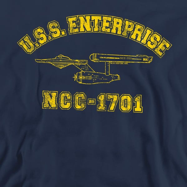 Star Trek Unisex Adult Enterprise Athletic Sweatshirt