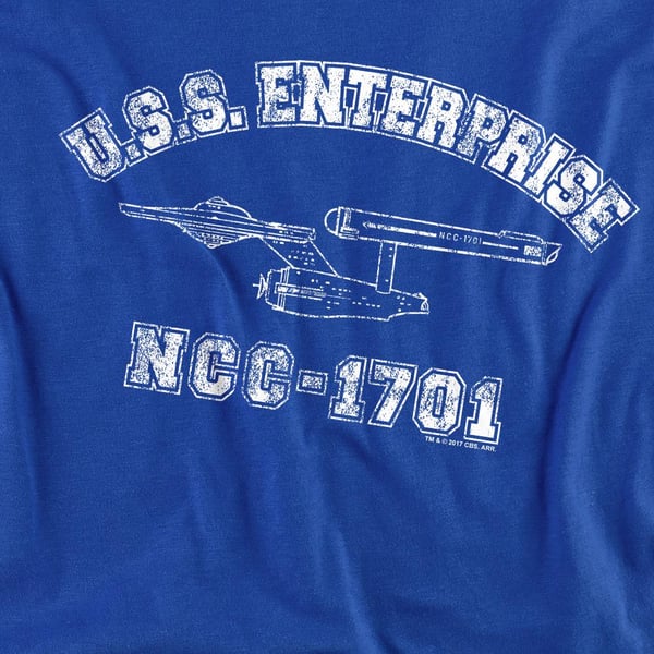 Star Trek Unisex Adult Enterprise Athletic Sweatshirt