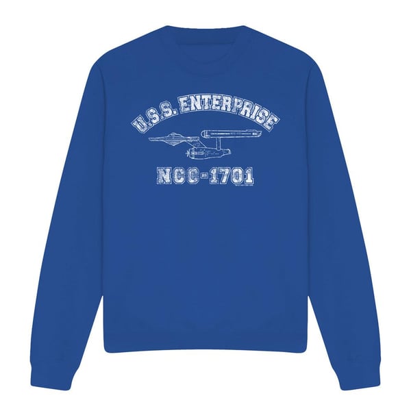Star Trek Unisex Adult Enterprise Athletic Sweatshirt