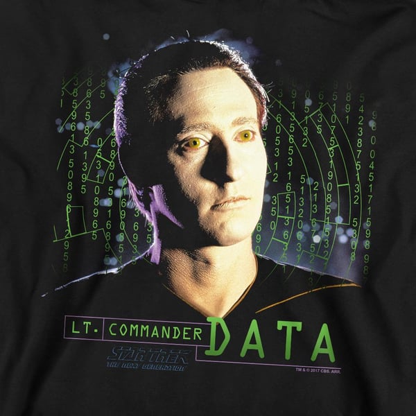 Star Trek Unisex Adult Data Sweatshirt