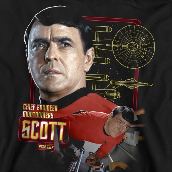 Star Trek Unisex Adult Chief Engineer Scott Sweatshirt