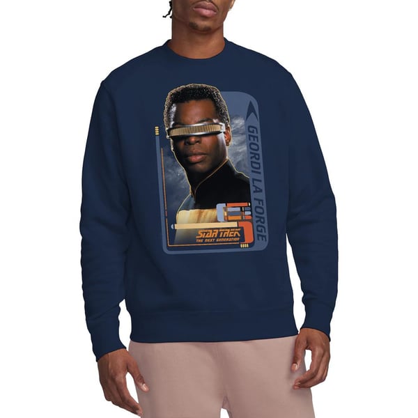 Star Trek Unisex Adult Geordi La Forge Sweatshirt