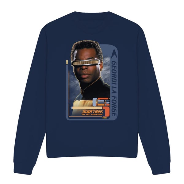 Star Trek Unisex Adult Geordi La Forge Sweatshirt