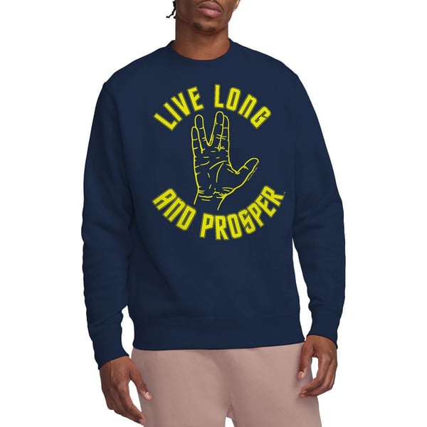 Star Trek Unisex Adult Live Long Hand Sweatshirt