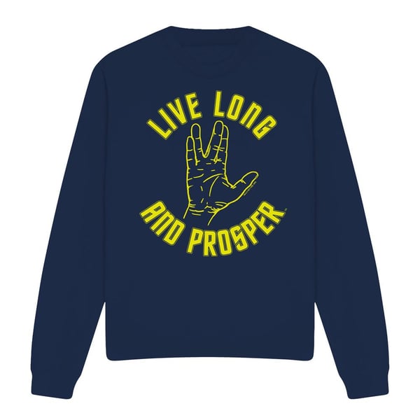 Star Trek Unisex Adult Live Long Hand Sweatshirt