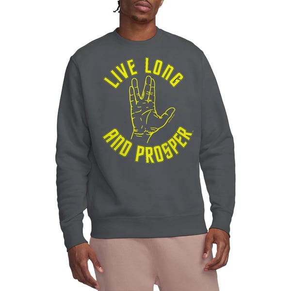 Star Trek Unisex Adult Live Long Hand Sweatshirt