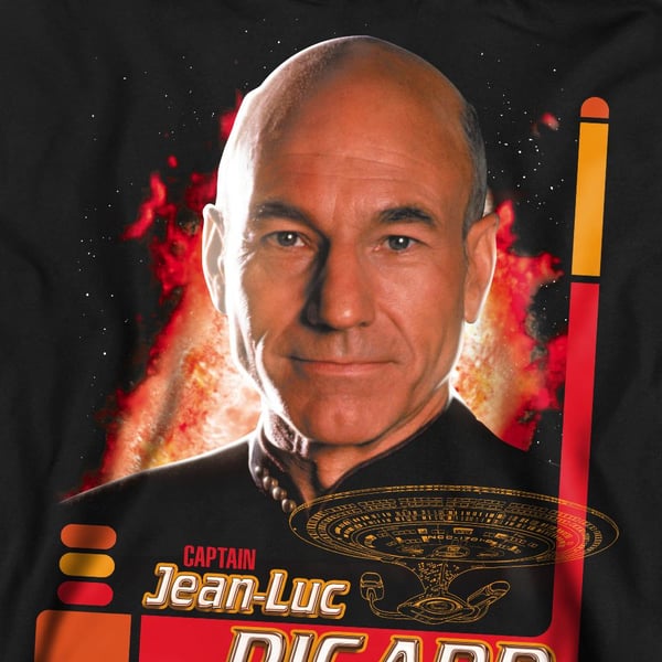 Star Trek Unisex Adult Jean-Luc Picard Sweatshirt
