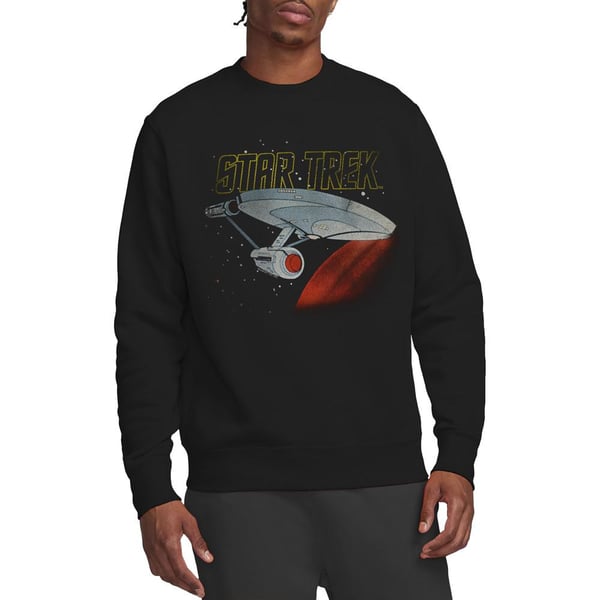 Star Trek Unisex Adult Enterprise Retro Sweatshirt