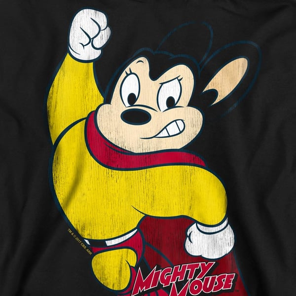 Mighty Mouse Unisex Adult Classic Hero Sweatshirt