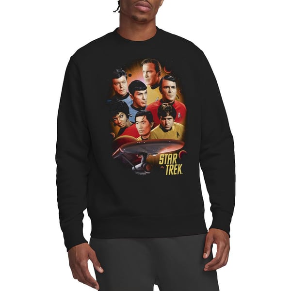 Star Trek Unisex Adult Heart of the Enterprise Sweatshirt