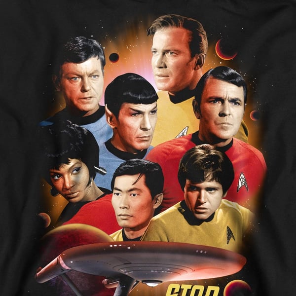 Star Trek Unisex Adult Heart of the Enterprise Sweatshirt