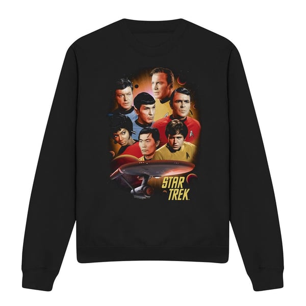 Star Trek Unisex Adult Heart of the Enterprise Sweatshirt