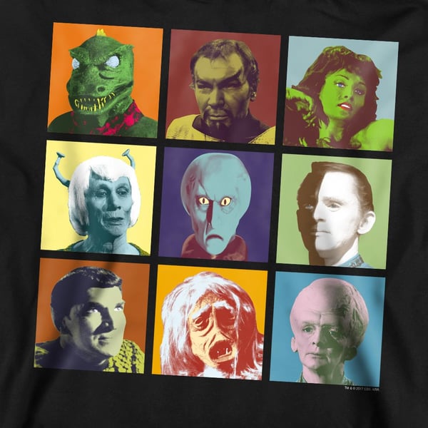 Star Trek Unisex Adult Alien Squares Sweatshirt