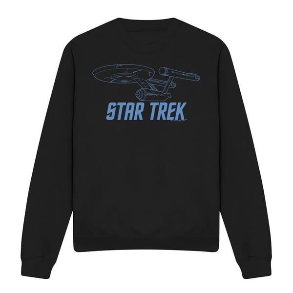 Star Trek Unisex Adult Enterprise Outline Sweatshirt