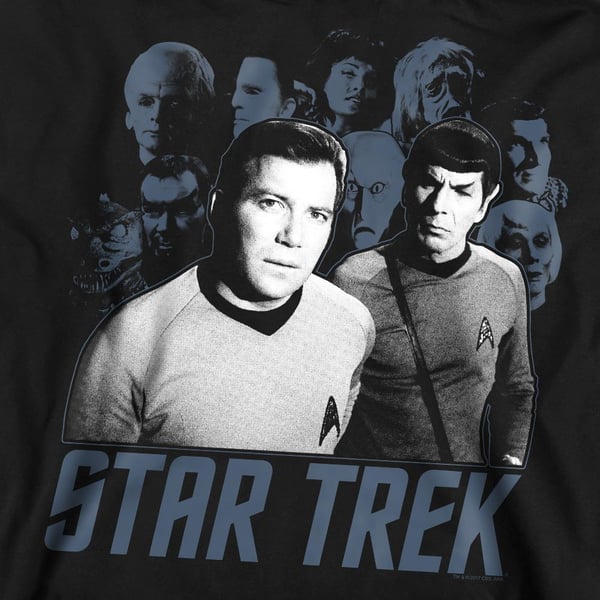 Star Trek Unisex Adult Kirk Spock & Company Sweatshirt