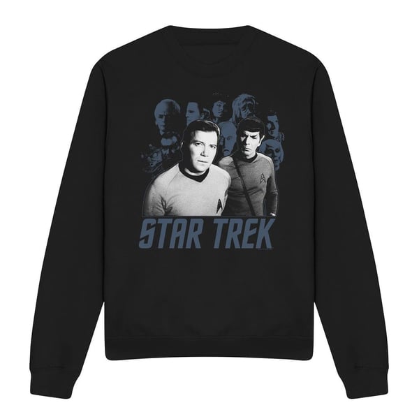 Star Trek Unisex Adult Kirk Spock & Company Sweatshirt