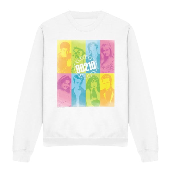 90210 Unisex Adult Color Block of Friends Sweatshirt 90210 Unisex Adult Color Block of Friends Sweatshirt