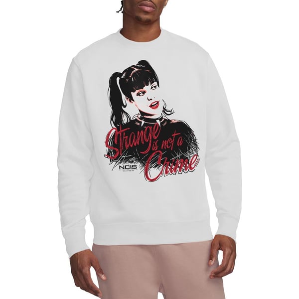 NCIS Unisex Adult Strange Is Not A Crime Sweatshirt