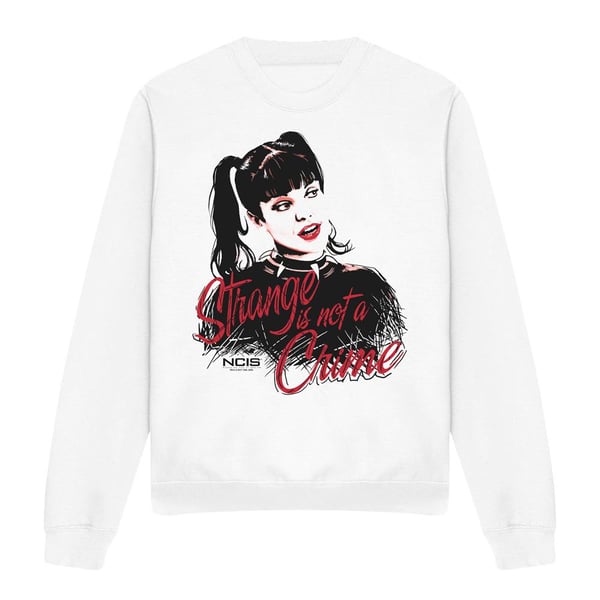 NCIS Unisex Adult Strange Is Not A Crime Sweatshirt