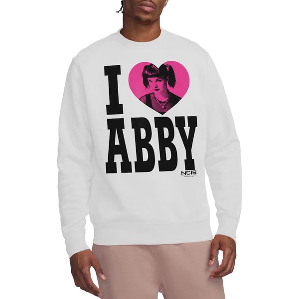 NCIS Unisex Adult I Heart Abby Sweatshirt