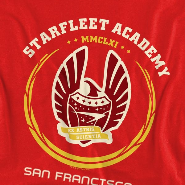 Star Trek Unisex Adult Academy Heraldry Sweatshirt