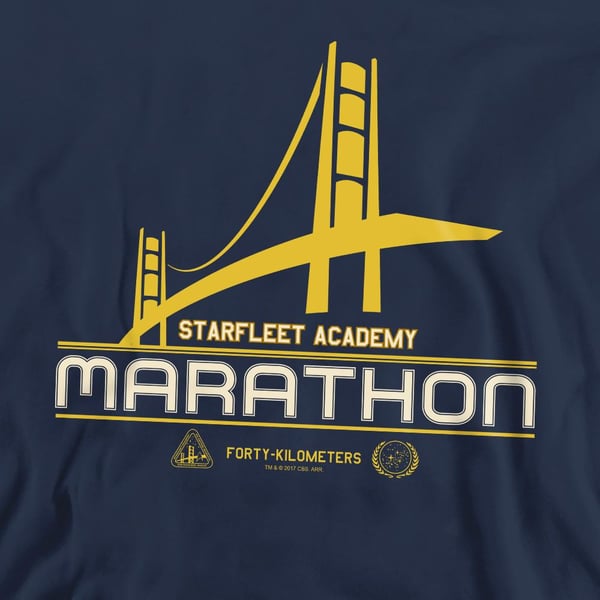 Star Trek Unisex Adult Marathon Logo Sweatshirt