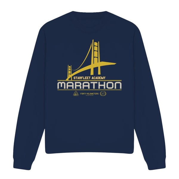 Star Trek Unisex Adult Marathon Logo Sweatshirt