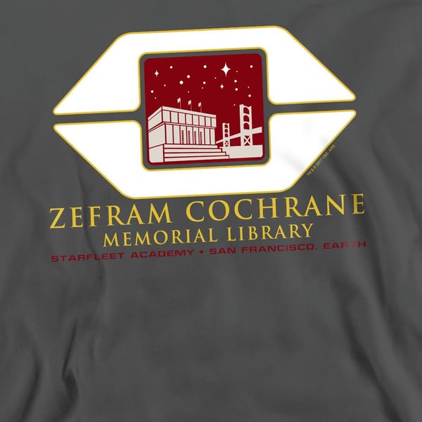 Star Trek Unisex Adult Cochrane Library Sweatshirt
