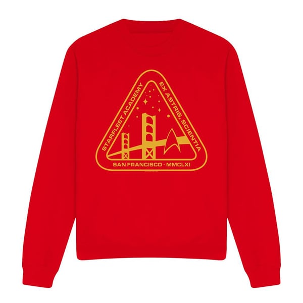 Star Trek Unisex Adult Gold Academy Sweatshirt