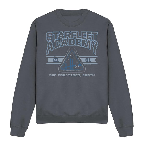 Star Trek Unisex Adult Starfleet Academy Earth Sweatshirt