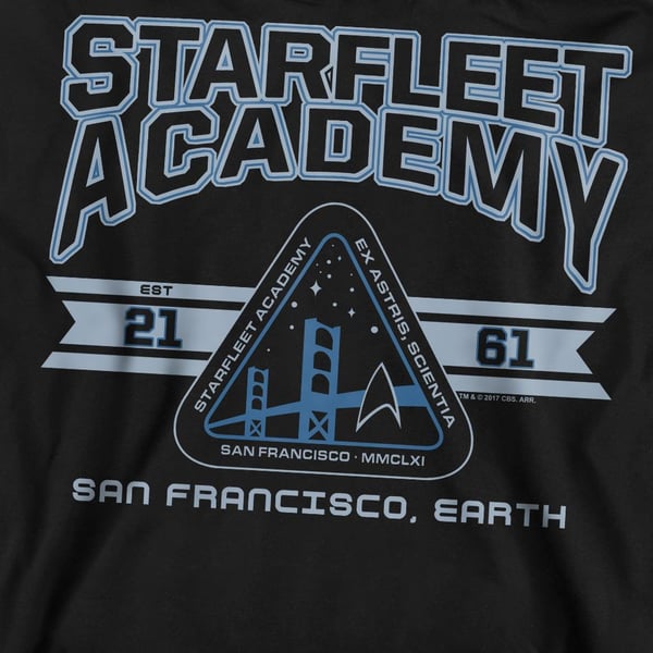Star Trek Unisex Adult Starfleet Academy Earth Sweatshirt