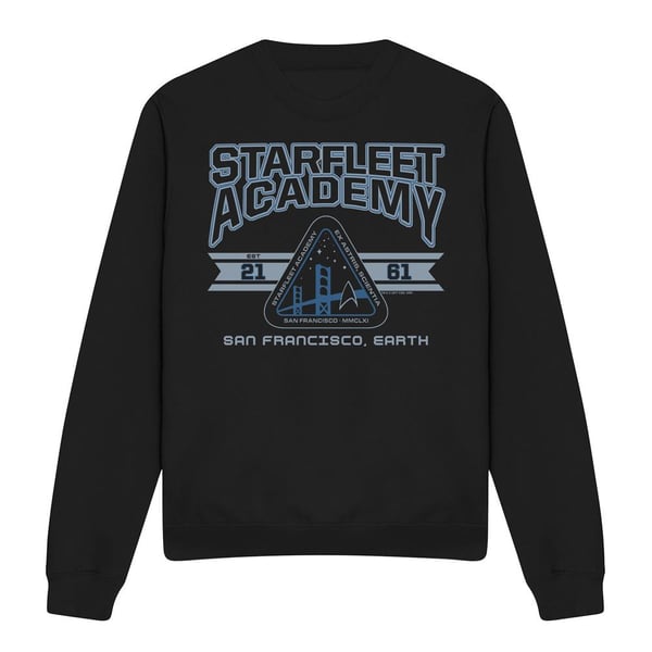 Star Trek Unisex Adult Starfleet Academy Earth Sweatshirt
