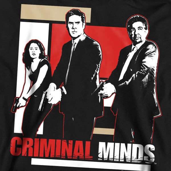 Criminal Minds Unisex Adult Guns Drawn Sweatshirt