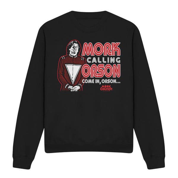 Mork And Mindy Unisex Adult Mork Calling Orson Sweatshirt