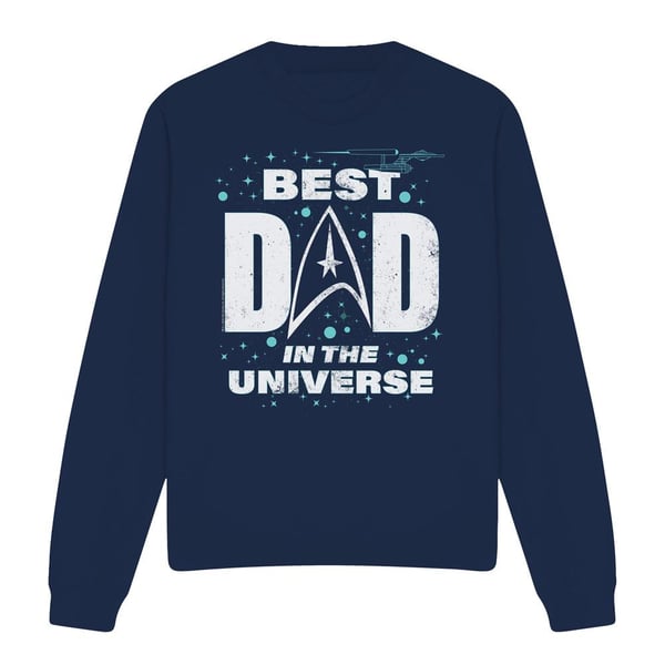 Star Trek Unisex Adult Best Dad in the Universe Fathers Day Sweatshirt