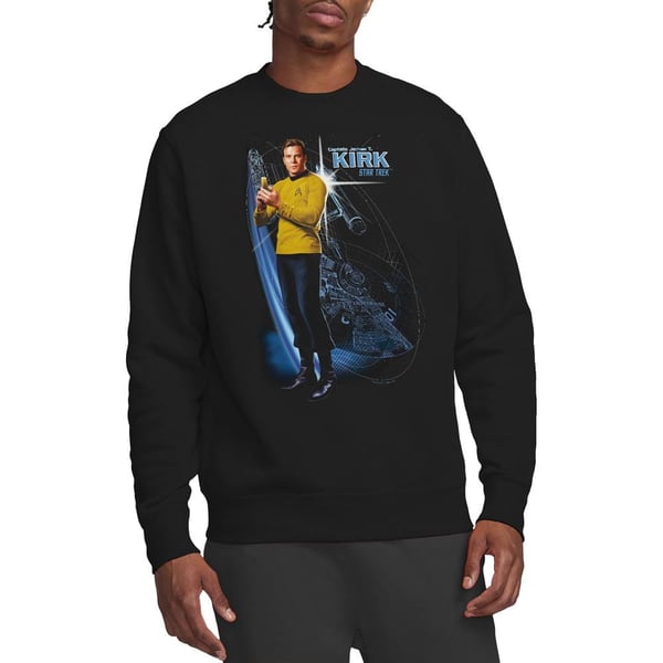 Star Trek Unisex Adult Galactic Captain Kirk Sweatshirt