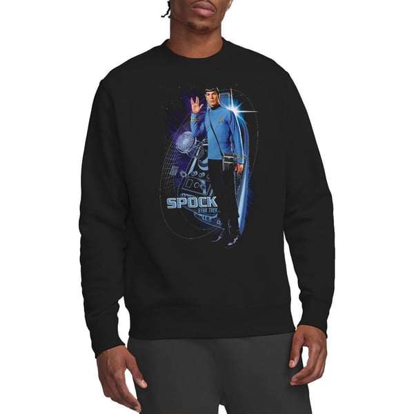 Star Trek Unisex Adult Galactic Spock Sweatshirt