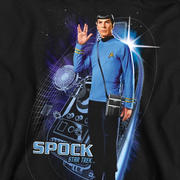 Star Trek Unisex Adult Galactic Spock Sweatshirt