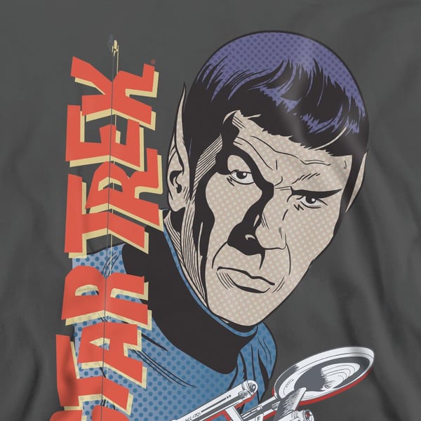 Star Trek: The Original Series Unisex Aikuisten Spock Vintage Collegepaita