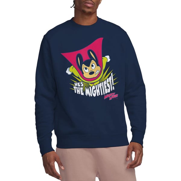 Mighty Mouse Unisex Adult The Mightiest Sweatshirt