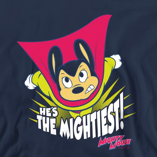 Mighty Mouse Unisex Adult The Mightiest Sweatshirt