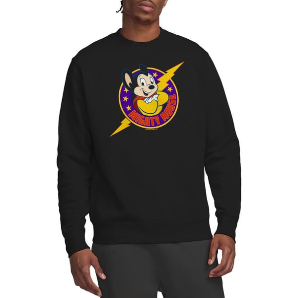 Mighty Mouse Unisex Adult Mighty Hero Sweatshirt