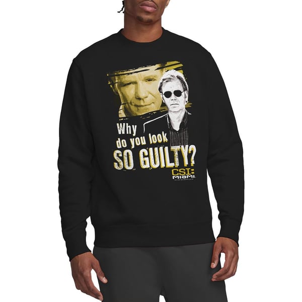 CSI: Miami Unisex Adult So Guilty Sweatshirt