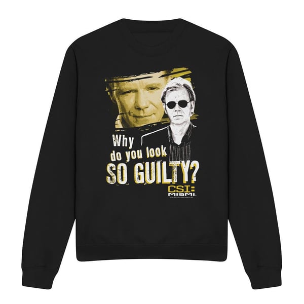 CSI: Miami Unisex Adult So Guilty Sweatshirt