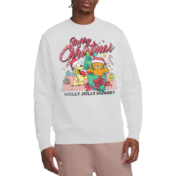 Garfield Unisex aikuisten hyvää joulua -collegepaita