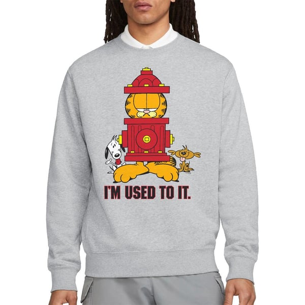 Garfield Unisex Adult I´m Used to It Sweatshirt